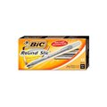 Bic Bic® Round Stic Ballpoint Pen, Medium, Black Ink, Dozen GSM11BK